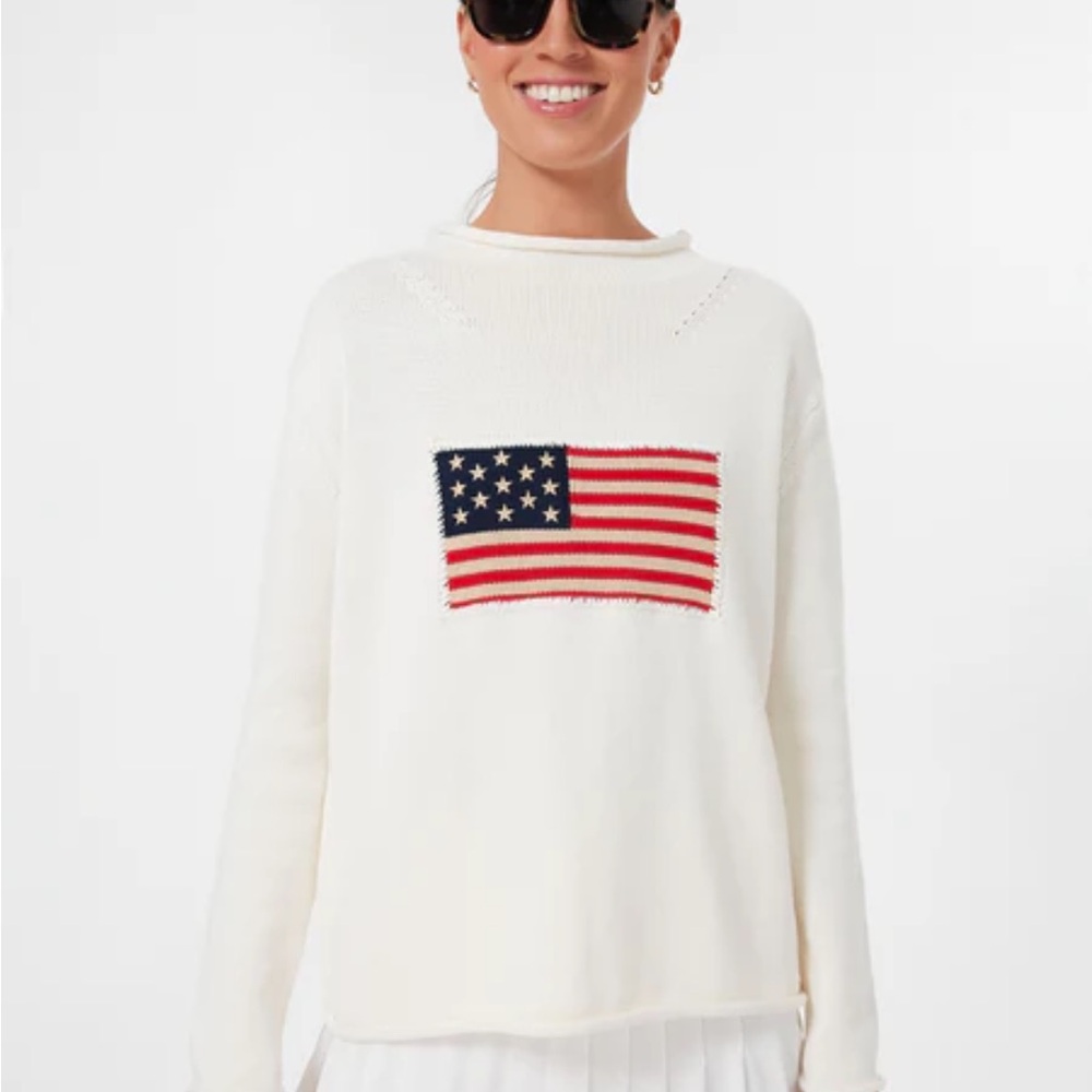 Tuckernuck roll neck White Flag Sweater